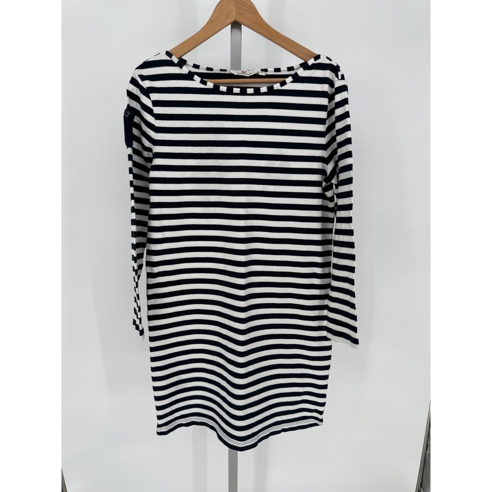 Vineyard Vines Women's Striped Long Sleeve T Shirt Dress Size S